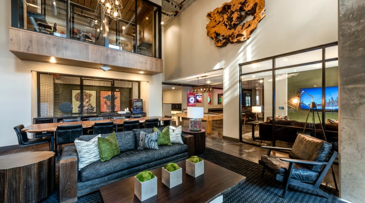 Resident clubroom at The Point at Ridgeline