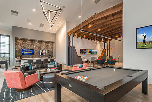 Clubroom at The Point at 3 North