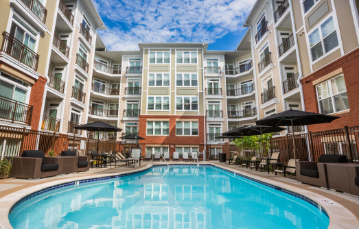 Outdoor pool at The Point at Dunn Loring