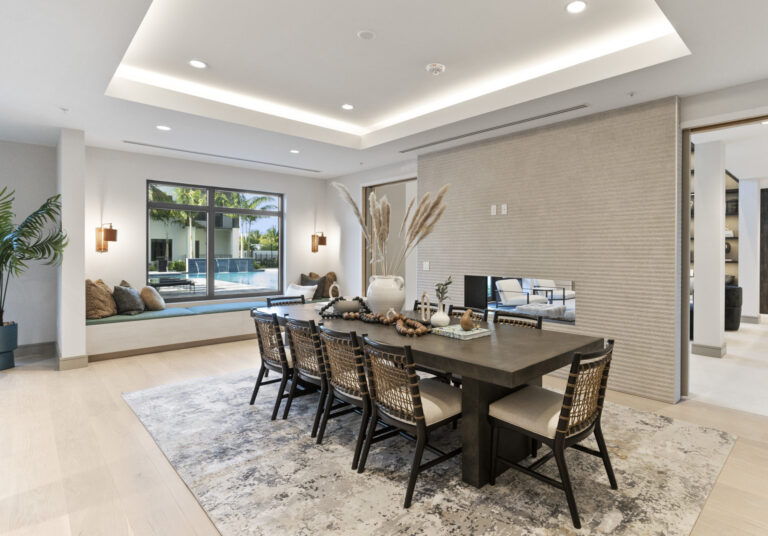 Community clubroom at The Point at North Palm Beach