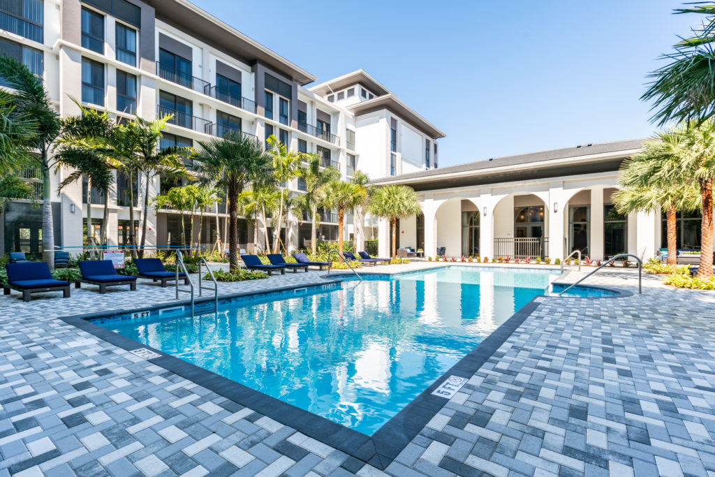 Outdoor pool at The Point at Palm Beach Gardens